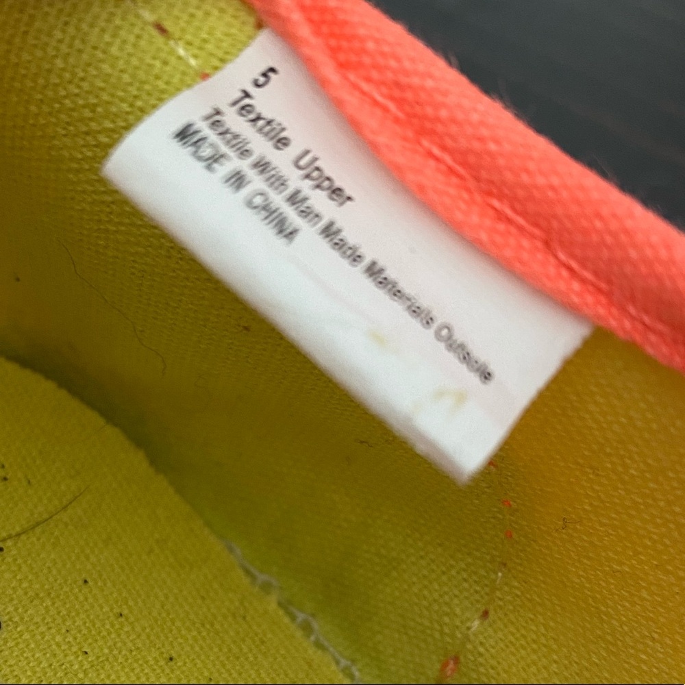 Orange slip ons - Picture 2 of 3